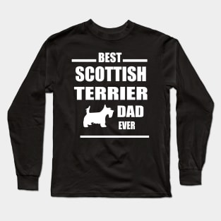 Scottish Terrier Dad Long Sleeve T-Shirt